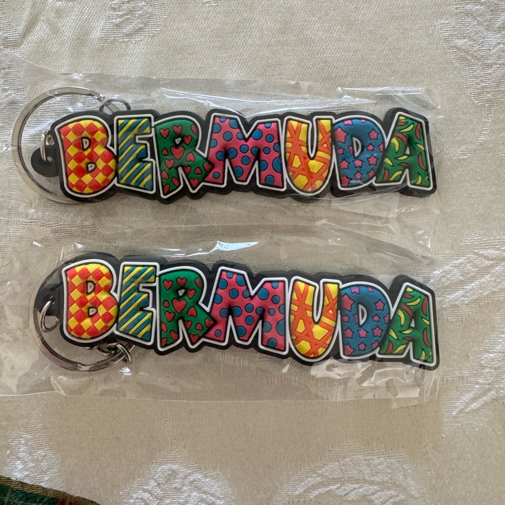 “***SOLD*****BERMUDA” Key Chains (2)